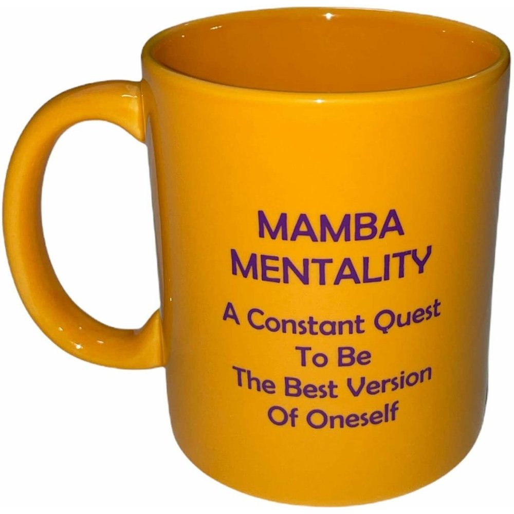 Mamba Mentality Inspirational Sports Motivational Glossy Stoneware Coffee Mug‎